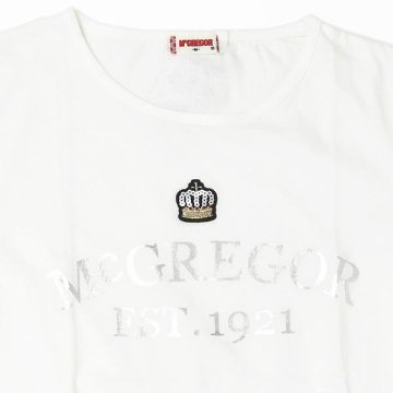 McGREGOR　マクレガー　レディース ロゴプリントT　ウィメンズ プリントTシャツ 半袖 夏服 　MW72-6310の画像