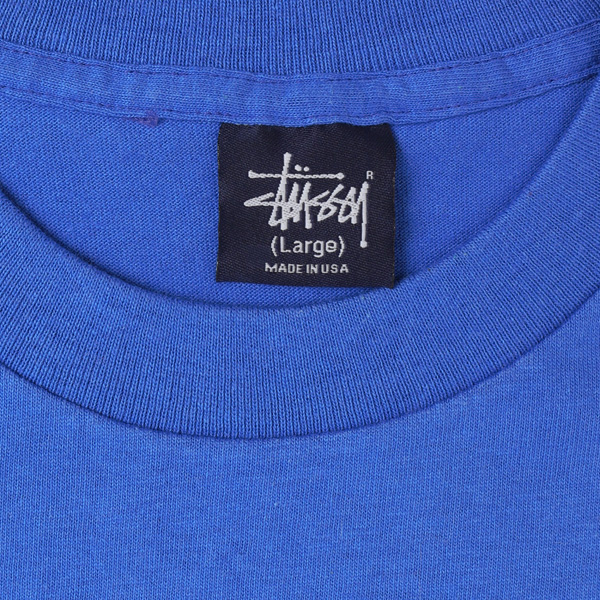 STUSSY ステューシー 半袖 Tシャツ メンズ deadstock デッドストック made in USA アメリカ製 コットン100％ の画像