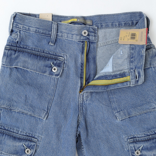 LEVI'S リーバイス SILVERTAB a9236-0002 ルーズ クロップド カーゴ パンツ メンズ ストリートの画像