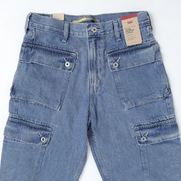 LEVI'S リーバイス SILVERTAB a9236-0002 ルーズ クロップド カーゴ パンツ メンズ ストリートの画像