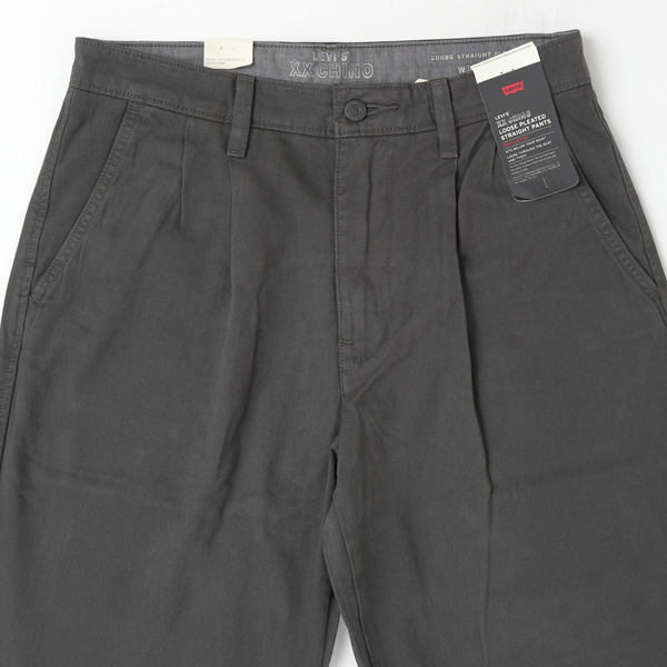 LEVI'S リーバイス a9211-0006 XX CHINO ルーズ ストレート プリーツ BRITISH チノパン　トラウザー　タックパンツ　メンズ の画像