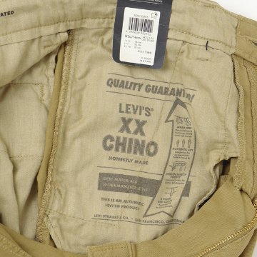 LEVI'S リーバイス a9211-0006 XX CHINO ルーズ ストレート プリーツ BRITISH チノパン　トラウザー　タックパンツ　メンズ の画像