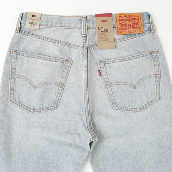 LEVI'S リーバイス a7221-0001 565'97 LOOSE STRAIGHT FALLING メンズ ルーズ ストレート L30の画像