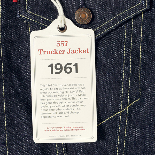 リーバイス　LEVI'S ビンテージ　60年代モデル　3rdタイプ 　最初期　トラッカージャケット　74998-0003の画像