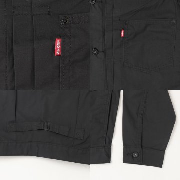 Levi's リーバイス TYPE I トラッカージャケット ブラック a3174-00 02)ブラック メンズ アウター ノンデニムの画像