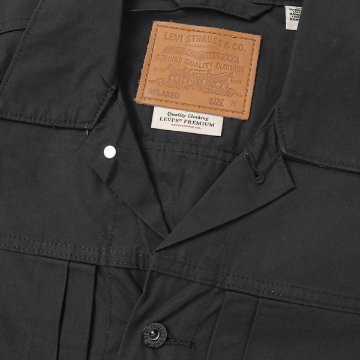 Levi's リーバイス TYPE I トラッカージャケット ブラック a3174-00 02)ブラック メンズ アウター ノンデニムの画像