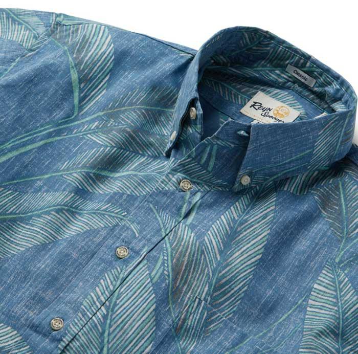 reynspooner GARDEN VIEW  Spooner Kloth Details: BUTTON FRONT  CAPTAIN'S BLUE の画像