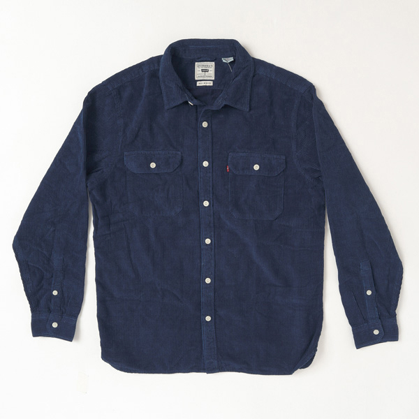 LEVI'S リーバイス　JACKSON ワーカーシャツ コーデュロイ 19573-02 30）Navy メンズ ボックス型 秋 冬の画像