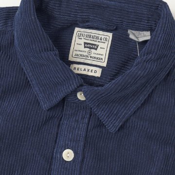 LEVI'S リーバイス　JACKSON ワーカーシャツ コーデュロイ 19573-02 30）Navy メンズ ボックス型 秋 冬の画像