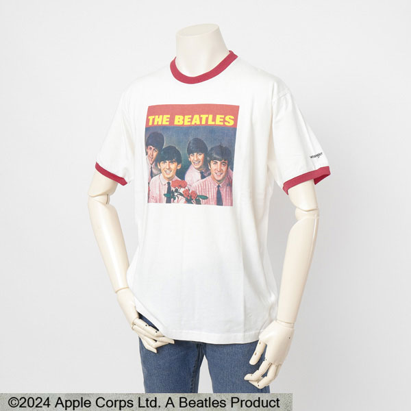 Ｗrangler The BeatlesとWranglerのコラボTシャツ WT9022  Beatles Ringer Tee  BeatlesX Wrangler　コラボの画像