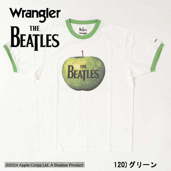 Ｗrangler The BeatlesとWranglerのコラボTシャツ WT9022  Beatles Ringer Tee  BeatlesX Wrangler　コラボの画像