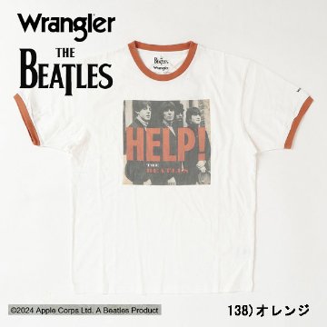 Ｗrangler The BeatlesとWranglerのコラボTシャツ WT9022  Beatles Ringer Tee  BeatlesX Wrangler　コラボの画像