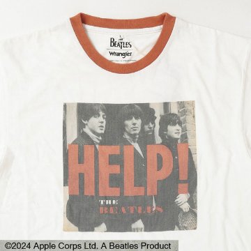 Ｗrangler The BeatlesとWranglerのコラボTシャツ WT9022  Beatles Ringer Tee  BeatlesX Wrangler　コラボの画像