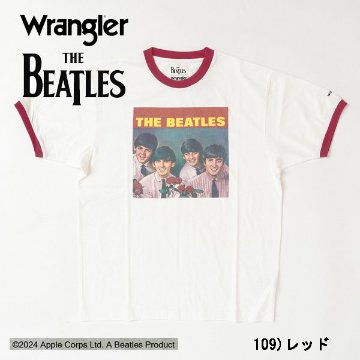 Ｗrangler The BeatlesとWranglerのコラボTシャツ WT9022  Beatles Ringer Tee  BeatlesX Wrangler　コラボの画像