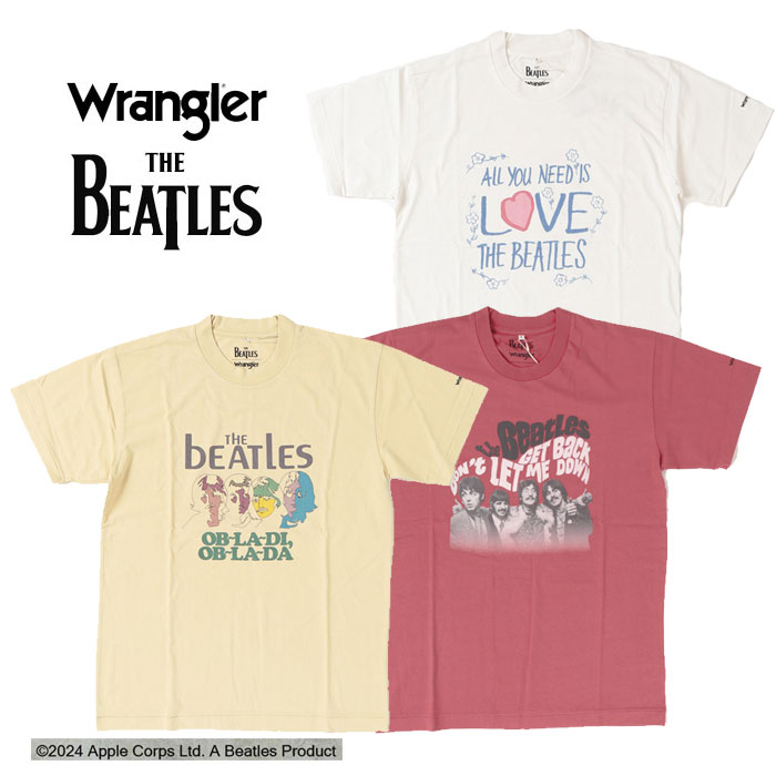 Ｗrangler The Beatles　ビートルズ WranglerのコラボTシャツ WT9018  Beatles  Tee  Beatles　X Wrangler　コラボの画像