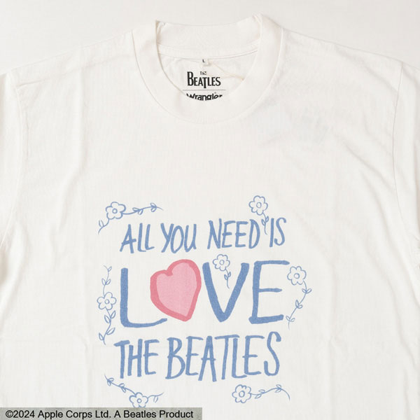 Ｗrangler The Beatles　ビートルズ WranglerのコラボTシャツ WT9018  Beatles  Tee  Beatles　X Wrangler　コラボの画像