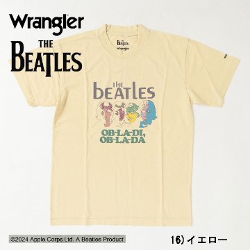 Ｗrangler The Beatles　ビートルズ WranglerのコラボTシャツ WT9018  Beatles  Tee  Beatles　X Wrangler　コラボの画像