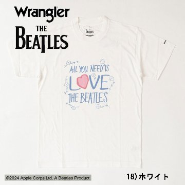 Ｗrangler The Beatles　ビートルズ WranglerのコラボTシャツ WT9018  Beatles  Tee  Beatles　X Wrangler　コラボの画像