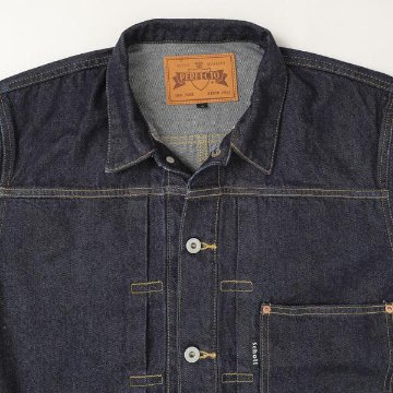 Schott ショット　ファースト　T-BACK ジャケット セルヴィッチ 1st Denim Jacket   782-3952007　3112077   オールサイズ　Gジャンの画像