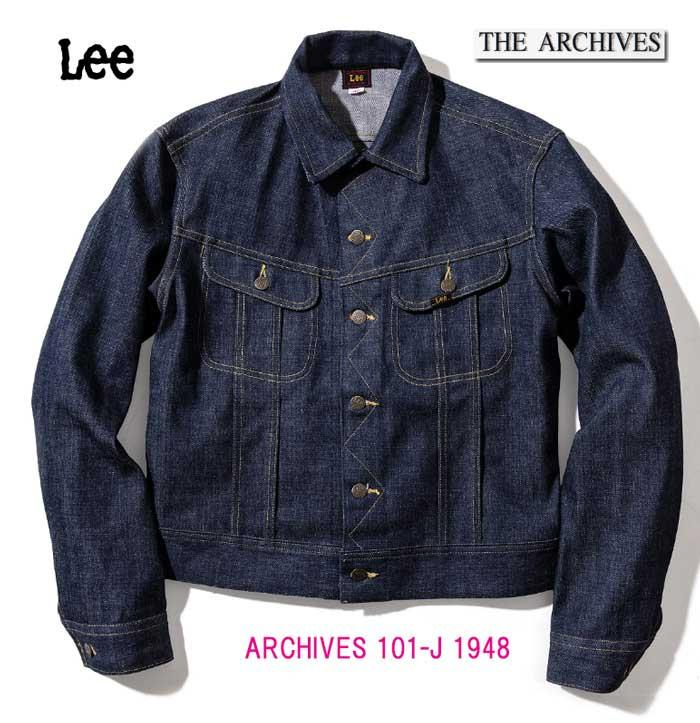 入荷！Lee　Archives　ヴィンテージ　101J　ジャケット　48モデル　LM6015-89　リジット　復刻　日本製の画像