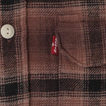 LEVI'S リーバイス　JACKSON ワーカーシャツ フランネルシャツ 19573-02 45）CHOCO COFFEE　メンズ ボックス型 秋 冬の画像