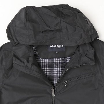 10％OFF　McGREGOR マクレガー 111114602 スタンド襟　スッポータージャンバー　ブルゾン　 フード襟ジッパー収納 撥水仕様　Water　Repellentの画像