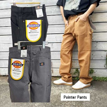 Dickies ディッキーズ 241939 メンズ カーペンターパンツ 太め メンズ パンツ カジュアル ペインター ストリートの画像