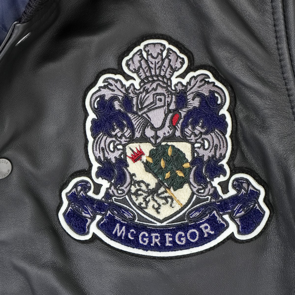 McGREGOR　111144601 アワードジャケット 2024年モデル　Award　Jacket 　エンブレム　レザー　スタジアム　ジャンバーの画像