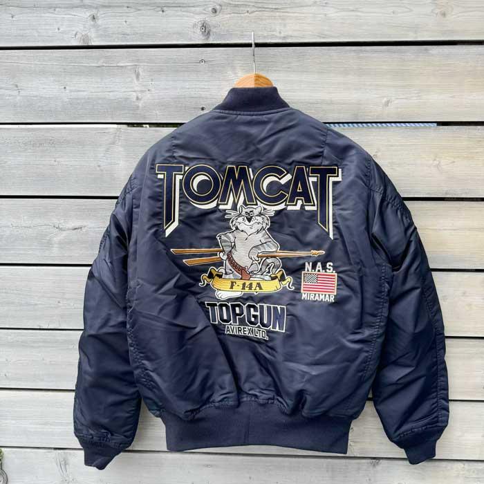 AVIREX アビレックス MA-1　TOMCAT　TOP-GUN　3952033　フライトジャケット　440）ロイヤルネイビー　ブルゾン　トムキャット　トップガン　MA-1の画像