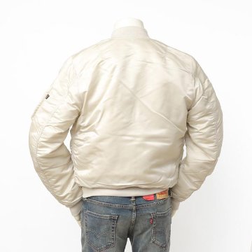 ALPHA アルファ　MA1 20004  TIGHT JACKET ミリタリージャケット　ブルゾン　249ブラウン　465　オフホワイトの画像