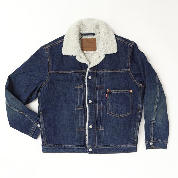 LEVI'S リーバイス a4882-0011 TYPE 1 SHERPA TRUCKER  リラックスフィット 裏地ボア素材 サイドポケット 優れた保湿性の画像