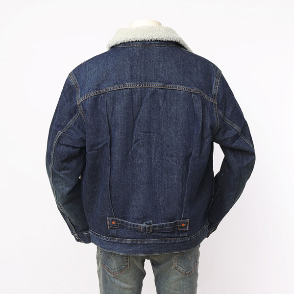 LEVI'S リーバイス a4882-0011 TYPE 1 SHERPA TRUCKER  リラックスフィット 裏地ボア素材 サイドポケット 優れた保湿性の画像