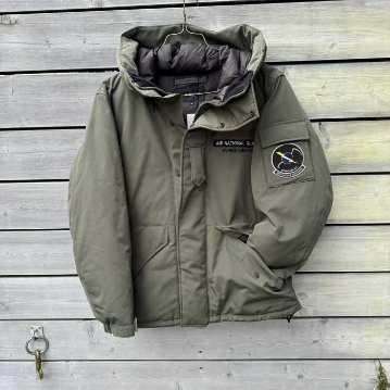 AVIREX アビレックス カスタム　ダウンジャケット　ミリタリジャケット　783-3253004 Custom Down Jacket ANG　ECWCS　ブルゾン　暖　冬物　パーカー　羽毛　コートの画像