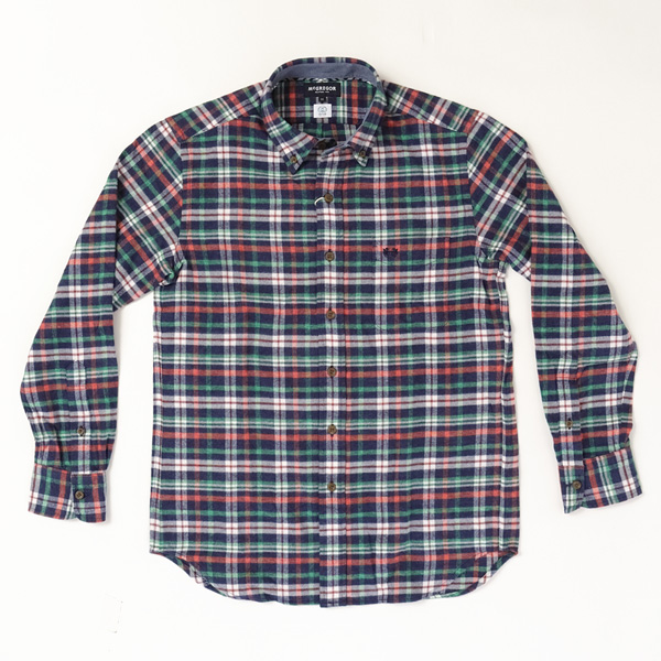 McGREGOR　マクレガー 111174616 メンズ　長袖シャツ　FLANNNEL CHECK SHIRT フランネルチェック ボタンダウンシャツの画像