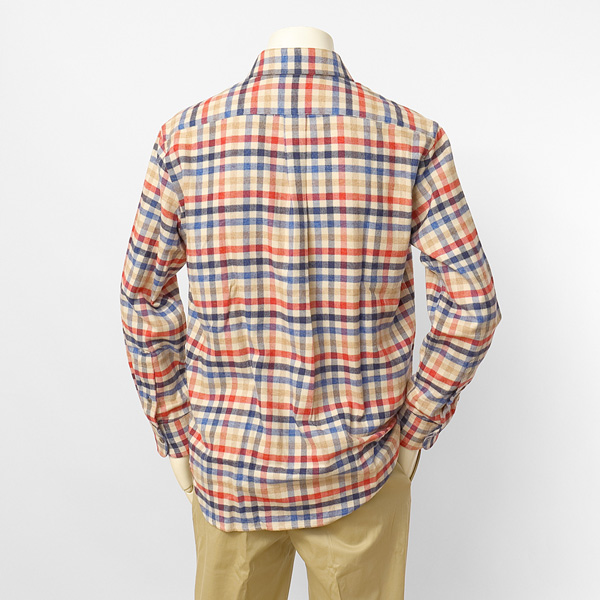 McGREGOR　マクレガー 111174616 メンズ　長袖シャツ　FLANNNEL CHECK SHIRT フランネルチェック ボタンダウンシャツの画像