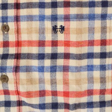 McGREGOR　マクレガー 111174616 メンズ　長袖シャツ　FLANNNEL CHECK SHIRT フランネルチェック ボタンダウンシャツの画像