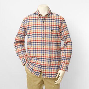 McGREGOR　マクレガー 111174616 メンズ　長袖シャツ　FLANNNEL CHECK SHIRT フランネルチェック ボタンダウンシャツの画像