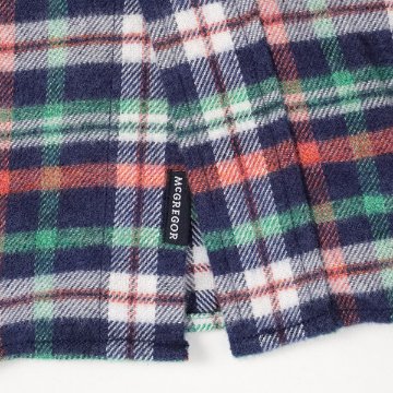 McGREGOR　マクレガー 111174616 メンズ　長袖シャツ　FLANNNEL CHECK SHIRT フランネルチェック ボタンダウンシャツの画像