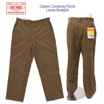 bigmike ビッグマイク 102447300 Classic Corduroy Pants メンズ コーデュロイ パンツ ボトムス の画像