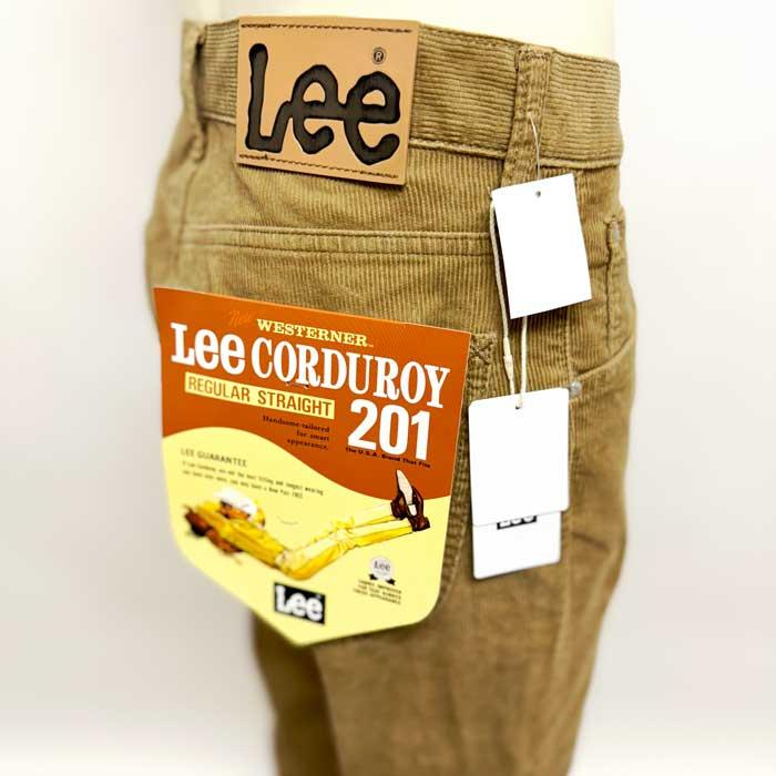 Lee 201　ストレート　コーデュロイ　コール天　アメリカンスタンダード　02010 ジーンズ 素材　綿100% Straight　コーディロイ　パンツ　フレアー　コール天 レギュラーストレート　の画像