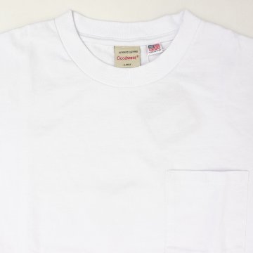 Goodwear グッドウェア 2W7-2500 USAコットン 無地ポケット Tee メンズ レディース ユニセックス 春 夏 Tシャツ カジュアル 半袖 シャツ コットン 綿 肉厚 の画像