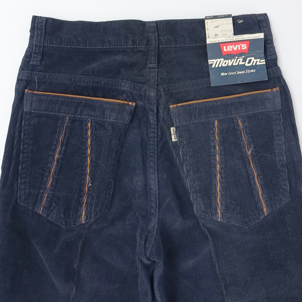 Levi's リーバイス 20639 deadstock ブーツカット フレアー コーデュロイ 白タブ 日本製 ウイングチップ movin on ウエスト27インチ L34の画像