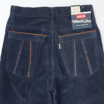 Levi's リーバイス 20639 deadstock ブーツカット フレアー コーデュロイ 白タブ 日本製 ウイングチップ movin on ウエスト27インチ L34の画像