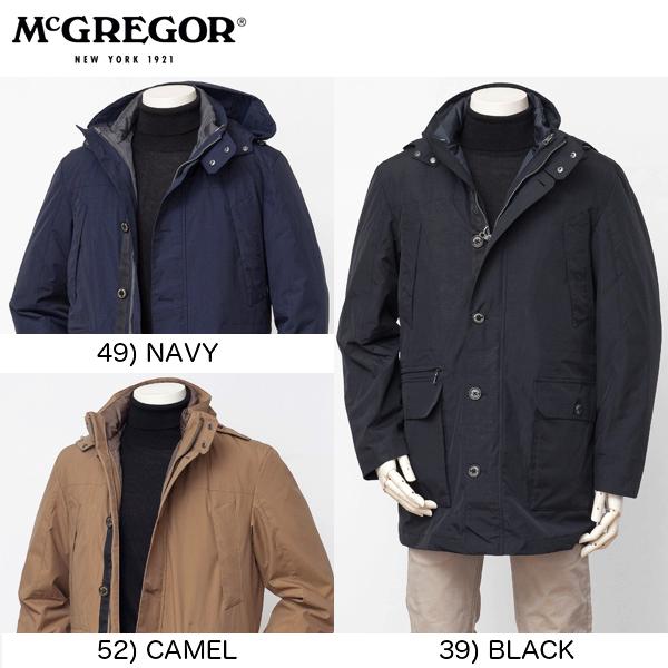 McGREGOR(マグレガー)メンズ 　3WAYハーフダウンジャケット DIAPLEX素材　111129601　/　６つの多機能仕様ジャケットの画像