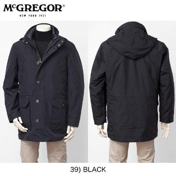 McGREGOR(マグレガー)メンズ 　3WAYハーフダウンジャケット DIAPLEX素材　111129601　/　６つの多機能仕様ジャケットの画像
