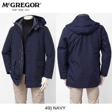 McGREGOR(マグレガー)メンズ 　3WAYハーフダウンジャケット DIAPLEX素材　111129601　/　６つの多機能仕様ジャケットの画像