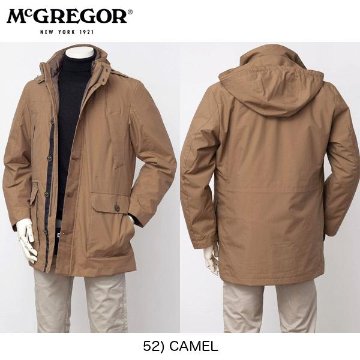 McGREGOR(マグレガー)メンズ 　3WAYハーフダウンジャケット DIAPLEX素材　111129601　/　６つの多機能仕様ジャケットの画像