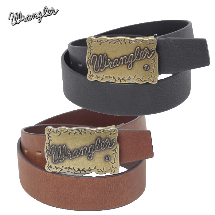 wrangler ラングラー wa1010 ベルト belt 牛革 ウエスタンベルト レザー ベルト COWBOY BUCKLE BELT の画像