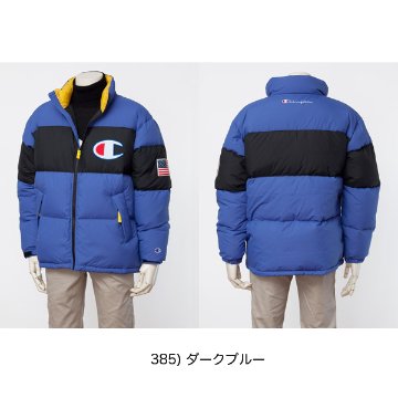 チャンピオン（champion) 　アクションスタイルダウンジャケット　ビックロゴ　スポーツミックスの画像