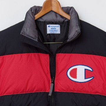 チャンピオン（champion) 　アクションスタイルダウンジャケット　ビックロゴ　スポーツミックスの画像